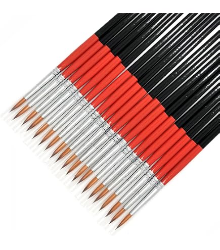 Amazon.com : Royal and Langnickel Round Taklon Variety Brushes